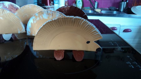 octobre 2014 confection de petits hérissons