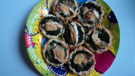 semaine du goût tartelettes épinards roquefort octobre 2014